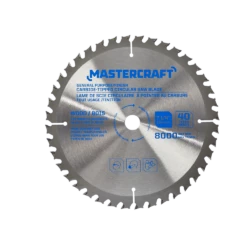 Mastercraft 7-1/4-in 40T Carbide Tipped Circular Saw Blade For Wood