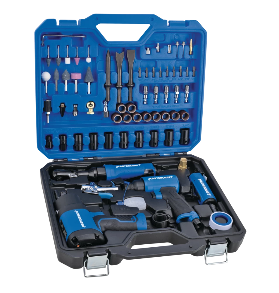 Mastercraft Air-Powered Tool Kit, 71-pc