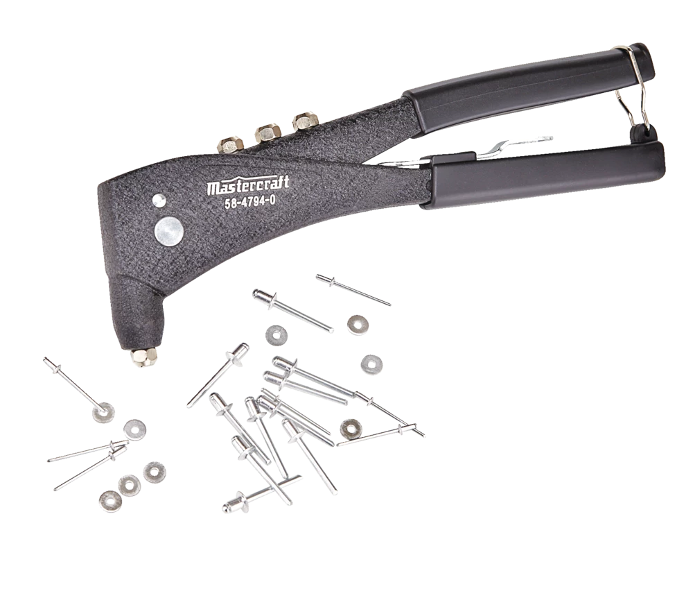 Mastercraft 10-in One Hand Rivet Gun, 71-pc - Image 2