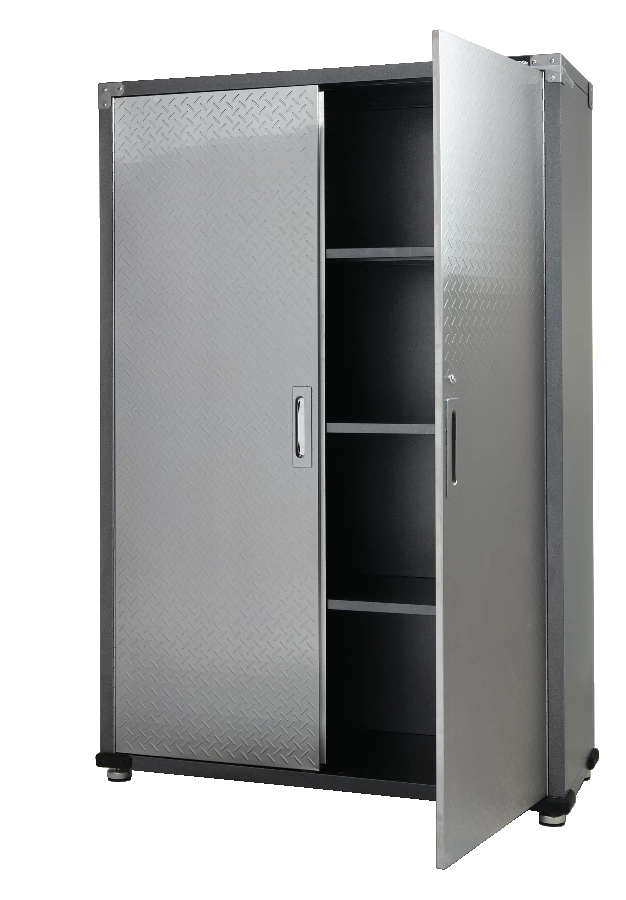 Mastercraft 2-Door Tall & Wide Cabinet With 3 Adjustable Shelves, Diamond Series, 48 X 18 X 72-in - Image 11