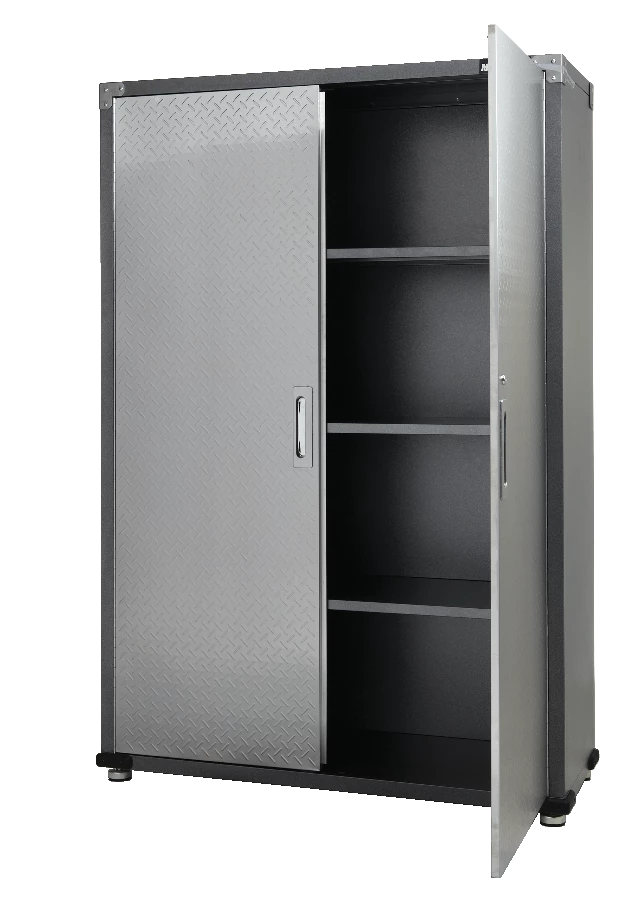 Mastercraft 2-Door Tall & Wide Cabinet With 3 Adjustable Shelves, Diamond Series, 48 X 18 X 72-in - Image 10