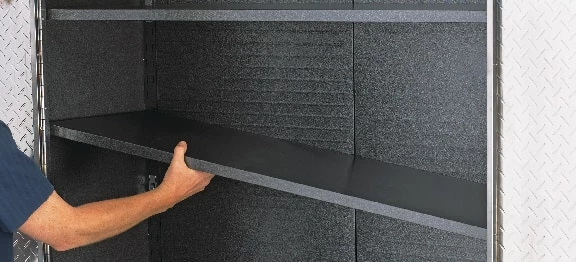 Mastercraft 2-Door Tall & Wide Cabinet With 3 Adjustable Shelves, Diamond Series, 48 X 18 X 72-in - Image 15