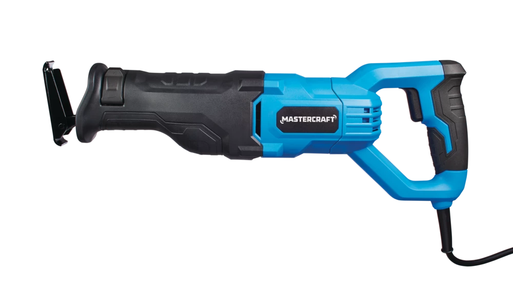 Mastercraft 8.5A Variable Speed T-Shank Reciprocating Saw With LED Light & Blade - Image 2