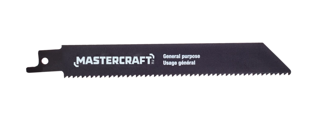 Mastercraft 8.5A Variable Speed T-Shank Reciprocating Saw With LED Light & Blade - Image 7