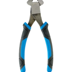 Mastercraft End Cutting Nippers Pliers, Cushioned, Non-Slip Grip, High Carbon Steel, 8-in