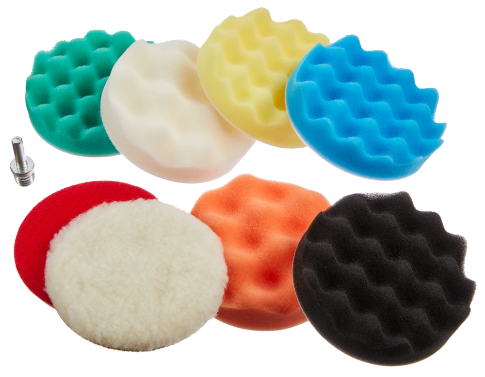 Mastercraft Sponge Pad Polishing Kit For Wood, Metal, Plastic, 8-pc - Image 2