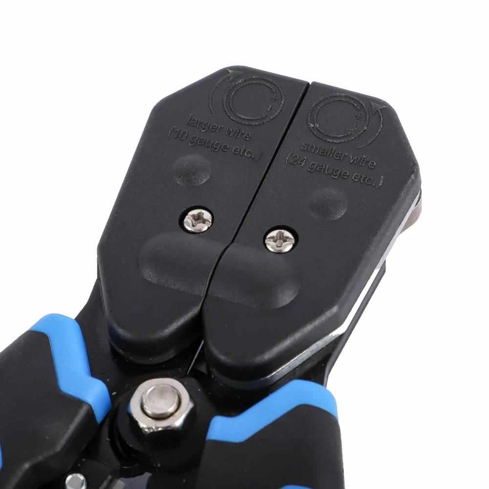 Mastercraft 10-22 Gauge Automatic Self-Adjusting Wire Stripper/Crimper, Comfort Grip Handles - Image 2