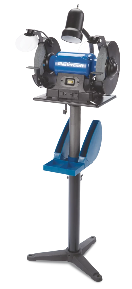 Mastercraft Heavy-Duty Cast Iron Adjustable Bench Grinder Stand - Image 3