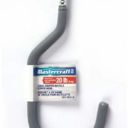 Mastercraft Screw Mount Vinyl-Coated Bike Hook / Bike Hanger, Up To 9-kgs