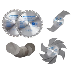 Mastercraft 8-in 24T Dado Carbide Tipped Circular Saw Blade Set For Wood