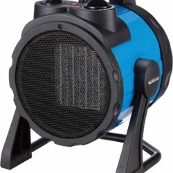 Mastercraft Barrel Ceramic Space Heater W/Thermostat, 1500W, Blue