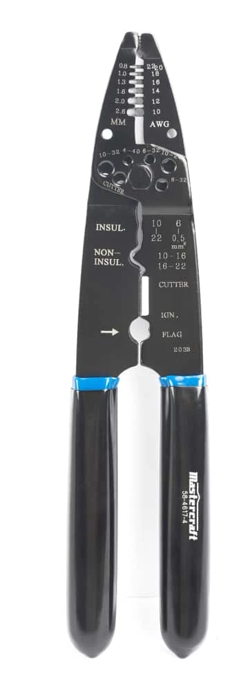 Mastercraft Multi Function Crimping Tool, Carbon Steel, 8.5-in