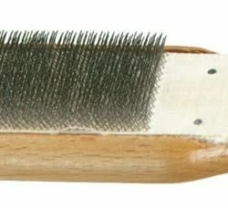 Mastercraft File Brush/Cleaner, Wood Handle With Hang Up Hole, 8-in