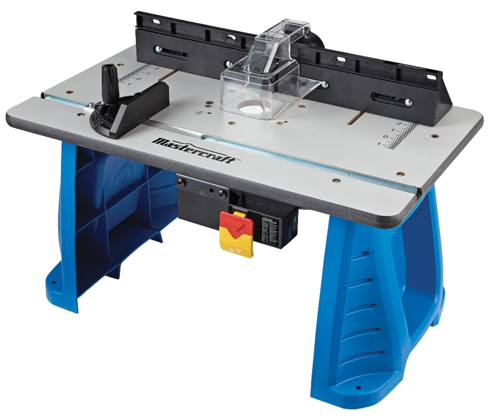 Mastercraft 9.5A Variable Speed 1-3/4 HP Corded Fixed Base Router & Router Table Set - Image 2