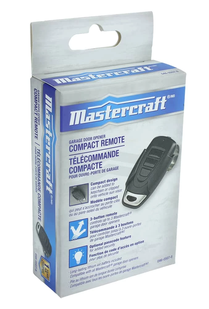 Mastercraft Garage Door Opener 3-Button Compact Remote - Image 7