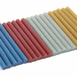 Mastercraft Glitter Hot Glue Gun Sticks, 4-Colours, Mini Size, 4-in, 20-pk