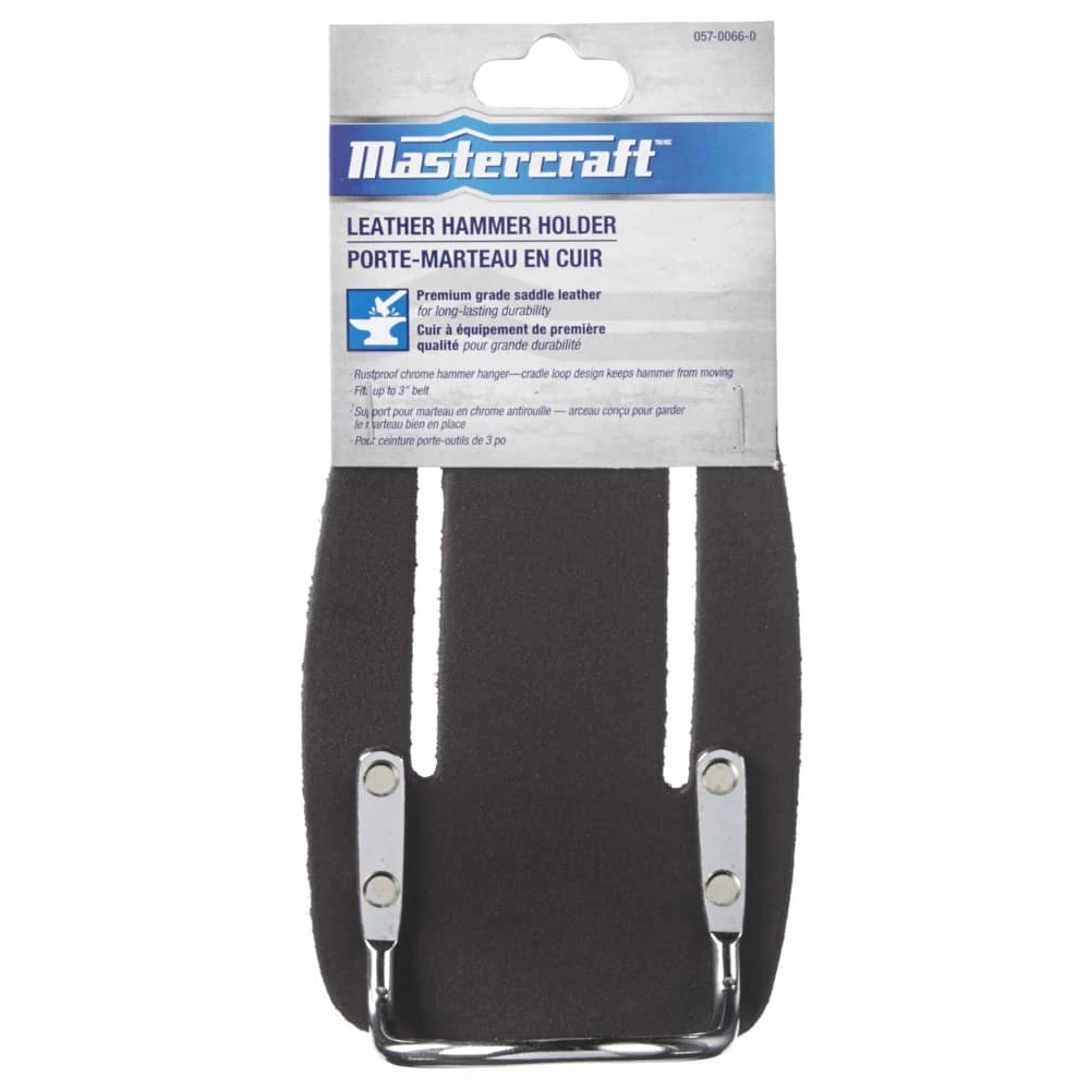 Mastercraft Leather Hammer Holder, Fits 3-in Belt