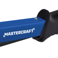Mastercraft Heavy-Duty Hammer Tacker With Soft-Touch Handle And All-Steel Construction, Rear-Load Magazine