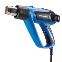 Mastercraft 15A Variable Temperature Heat Gun Kit With Scraper, Blades, Nozzles & Case, 8-pc