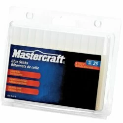 Mastercraft Off-White Heavy-Duty Hot Glue Gun Sticks, Full Size, 4-in, 25-pk