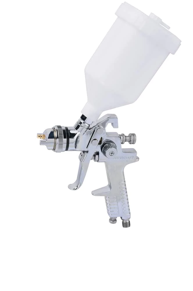 Mastercraft HVLP Pneumatic Air Gravity Paint Sprayer Gun For Refinishing Surfaces, 1.4mm - Image 2