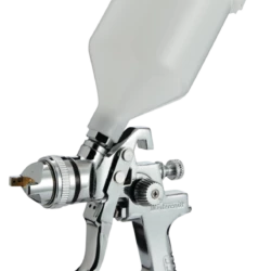 Mastercraft HVLP Pneumatic Air Gravity Paint Sprayer Gun For Refinishing Surfaces, 1.4mm