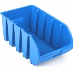 Mastercraft Stackable Wall-Mountable Bin, Large, 13x8x6-in