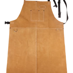 Mastercraft Leather Chest APron, Brown/Tan, One Size