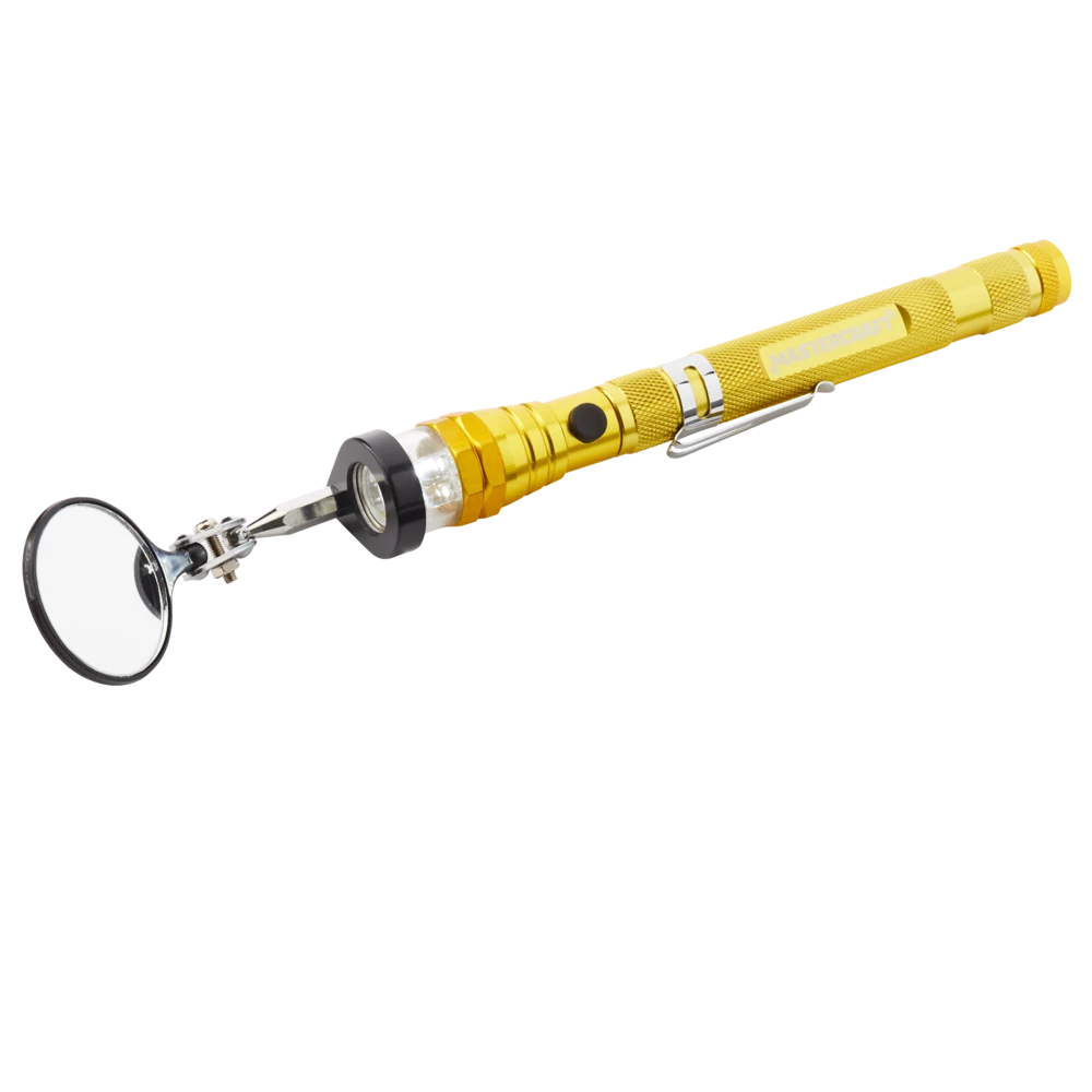 Mastercraft Telescoping LED Lighted Magnetic Pick-Up Tool