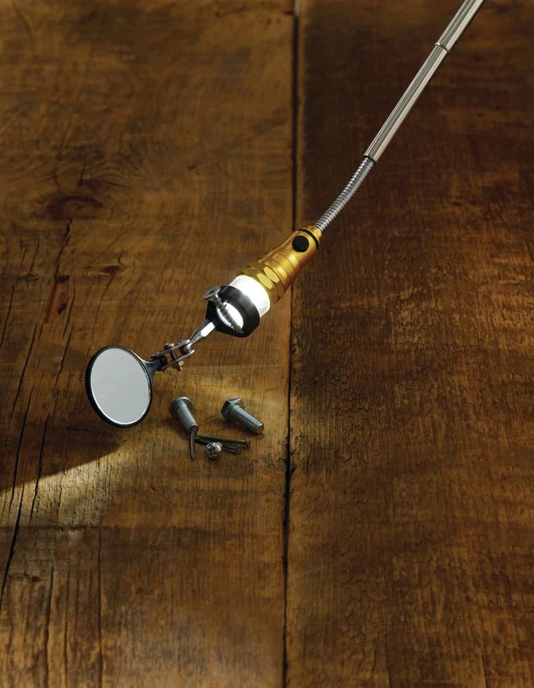 Mastercraft Telescoping LED Lighted Magnetic Pick-Up Tool - Image 6