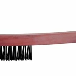 Mastercraft Shoe Wood Handle Steel Wire Brush, 14-in
