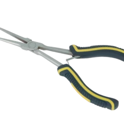 Mastercraft Long Reach Mini Needle Nose Pliers, Micro Chrome Finish, High Carbon Steel, 7-1/4-in