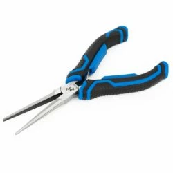 Mastercraft Mini Needle Nose Pliers, Comfort Grip, Micro Chrome Finish, High Carbon Steel, 5-in