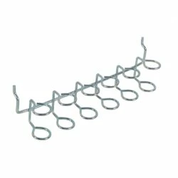 Mastercraft Wall Mount Steel Tool Holder Fits 1/8-in & 1/4-in Pegboards, 1.5 X 2.75 X 6.75-in