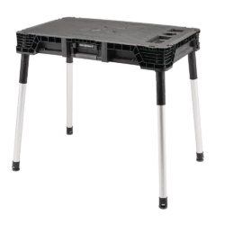 Mastercraft Lightweight Portable Work Table W/ Organizer, 25x38x32-in