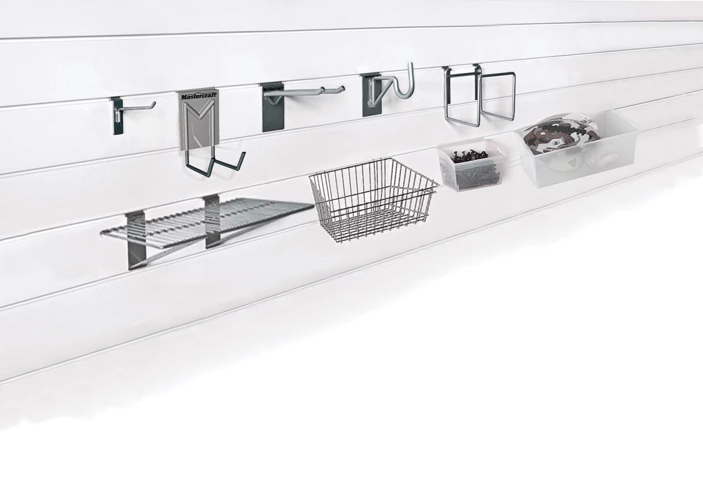 Mastercraft Easy Install Steel Panel Storage Kit With Accessories, 21-pcs - Image 4