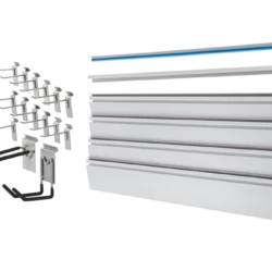 Mastercraft Easy Install Steel Panel Storage Kit With Accessories, 21-pcs