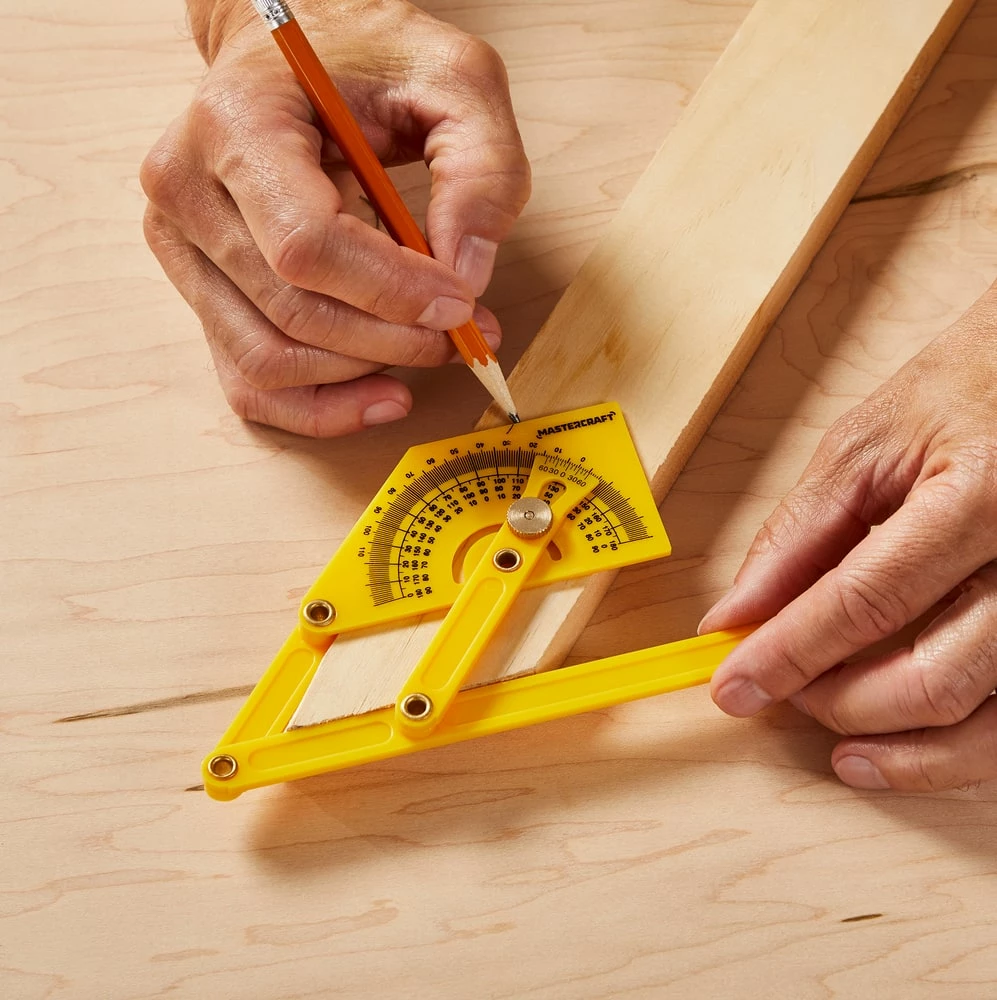 Mastercraft Protractor/Angle Finder, Rust Resistant, 4.6-in X 2-in X 3/16-in - Image 2
