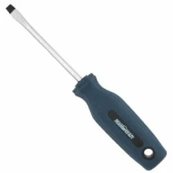 Mastercraft 3/8-in X 8-in Flat Head Screwdriver, Slotted, Rubber Grip, Magnetic