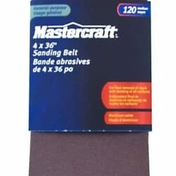 Mastercraft 4 X 36-in Aluminum Oxide Sanding Belt For Wood, Metal