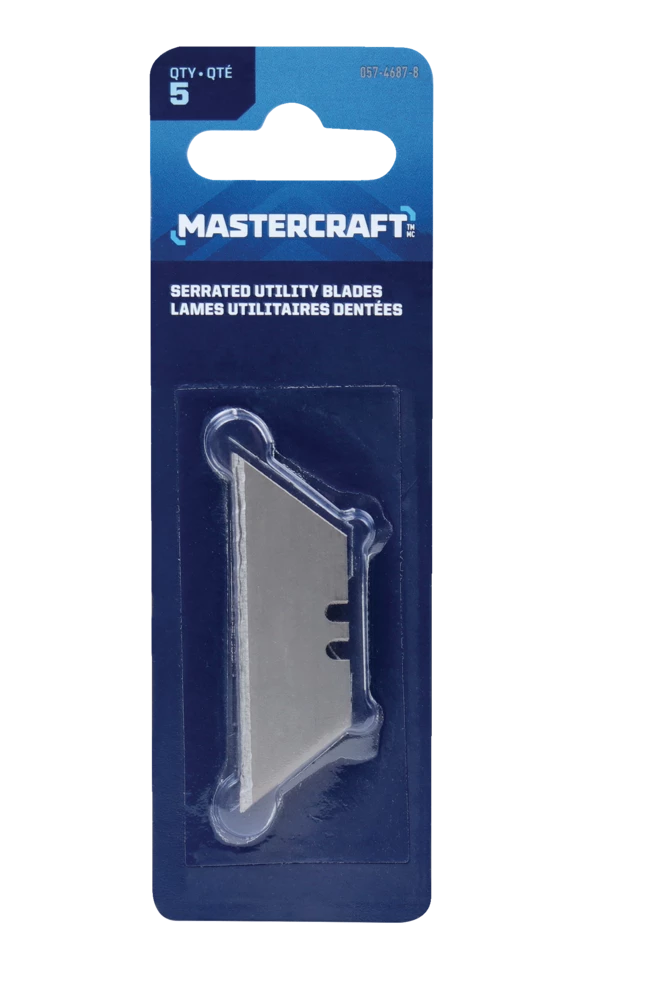 Mastercraft Serrated Utility Blades, 5-pk - Image 2