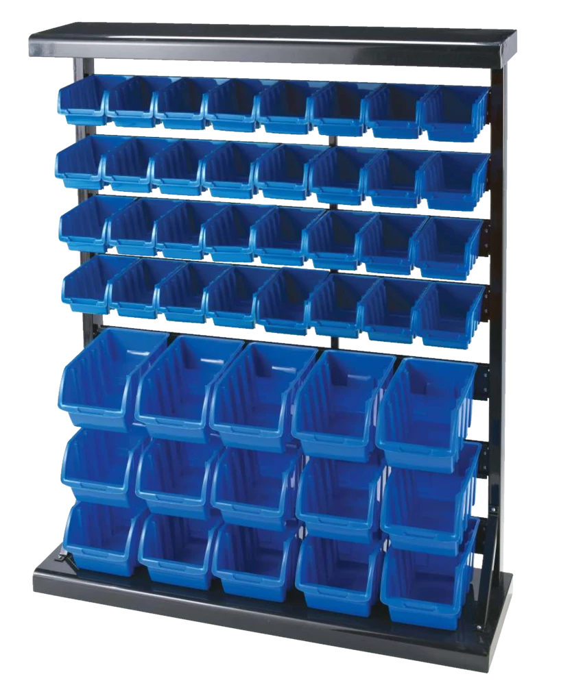 Mastercraft Single-Side 47-Bin Parts Rack, 37x11x45-in - Image 2