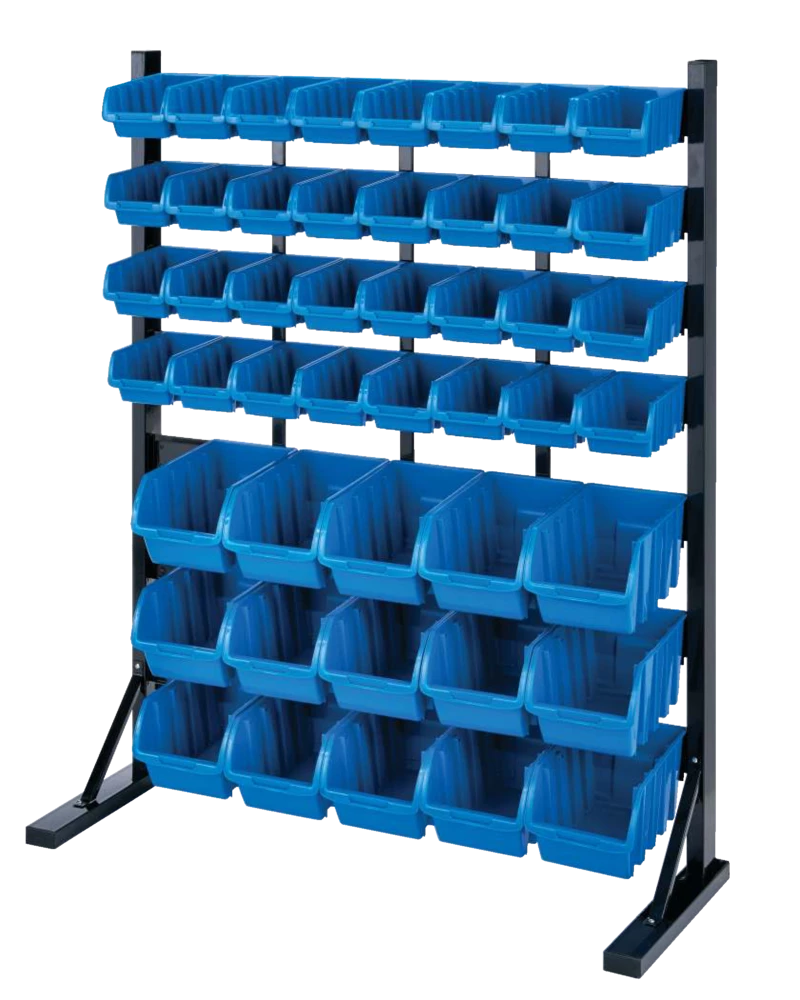 Mastercraft Single-Side 47-Bin Parts Rack, 37x11x45-in - Image 5
