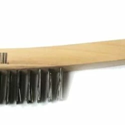 Mastercraft Wood Handle Stainless-Steel Wire Brush, 14-in