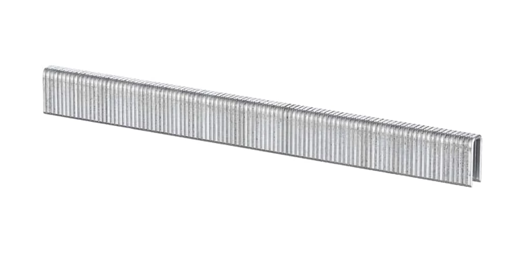 Mastercraft 18-Gauge Galvanized Steel Narrow Crown Staples, 1/4 X 1/2-in, 1000-pc