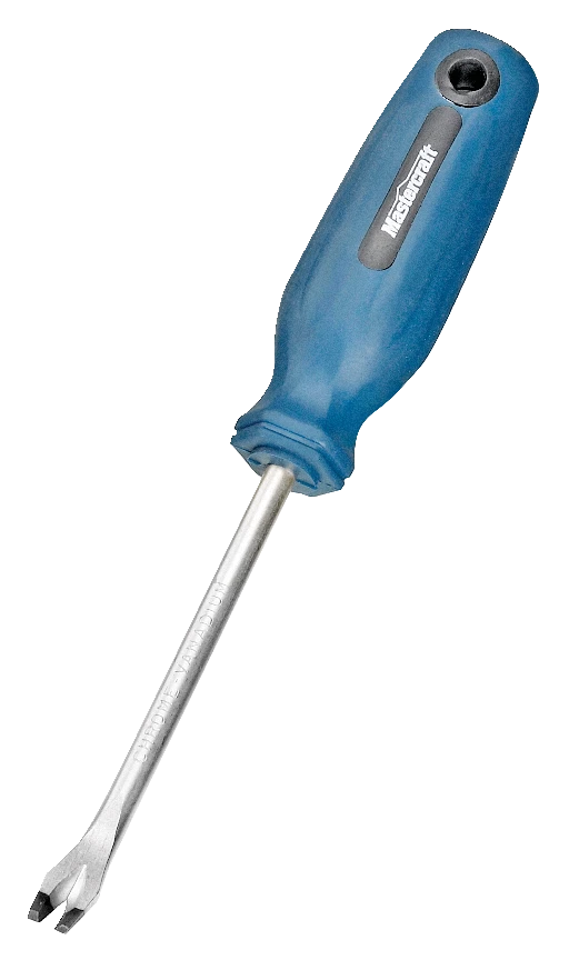 Mastercraft 8-in Tack Puller Screwdriver, Round Shaft, 3mm Reinforced U-Tip