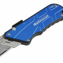 Mastercraft Turbo Utility Knife, Black/Blue