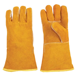 Mastercraft Leather Welding Gloves, Brown/Tan, L/XL