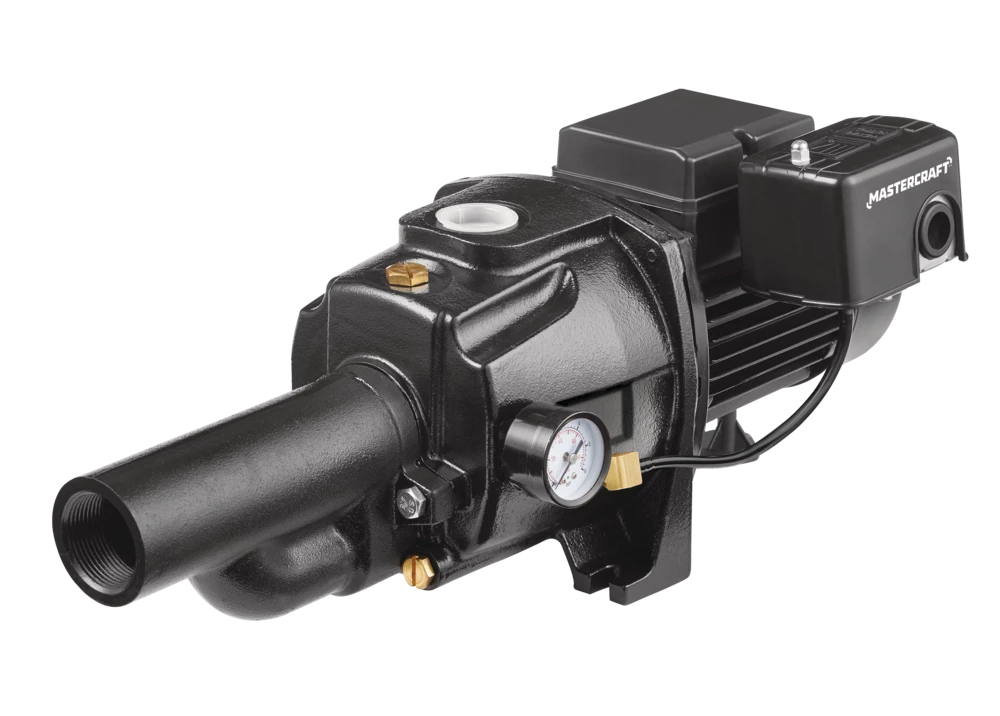 Mastercraft 1/2-HP Cast-Iron Dual-Voltage Electric Convertible Jet Pump