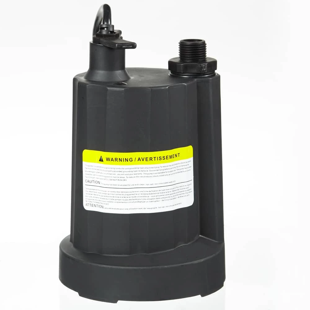 Mastercraft 1/3-HP Submersible Electric Utility Pump - Image 2